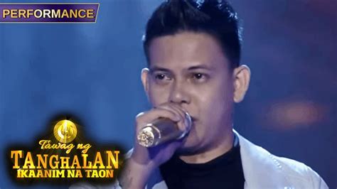 Chito Ricafrente sings Pagbigyang Muli .